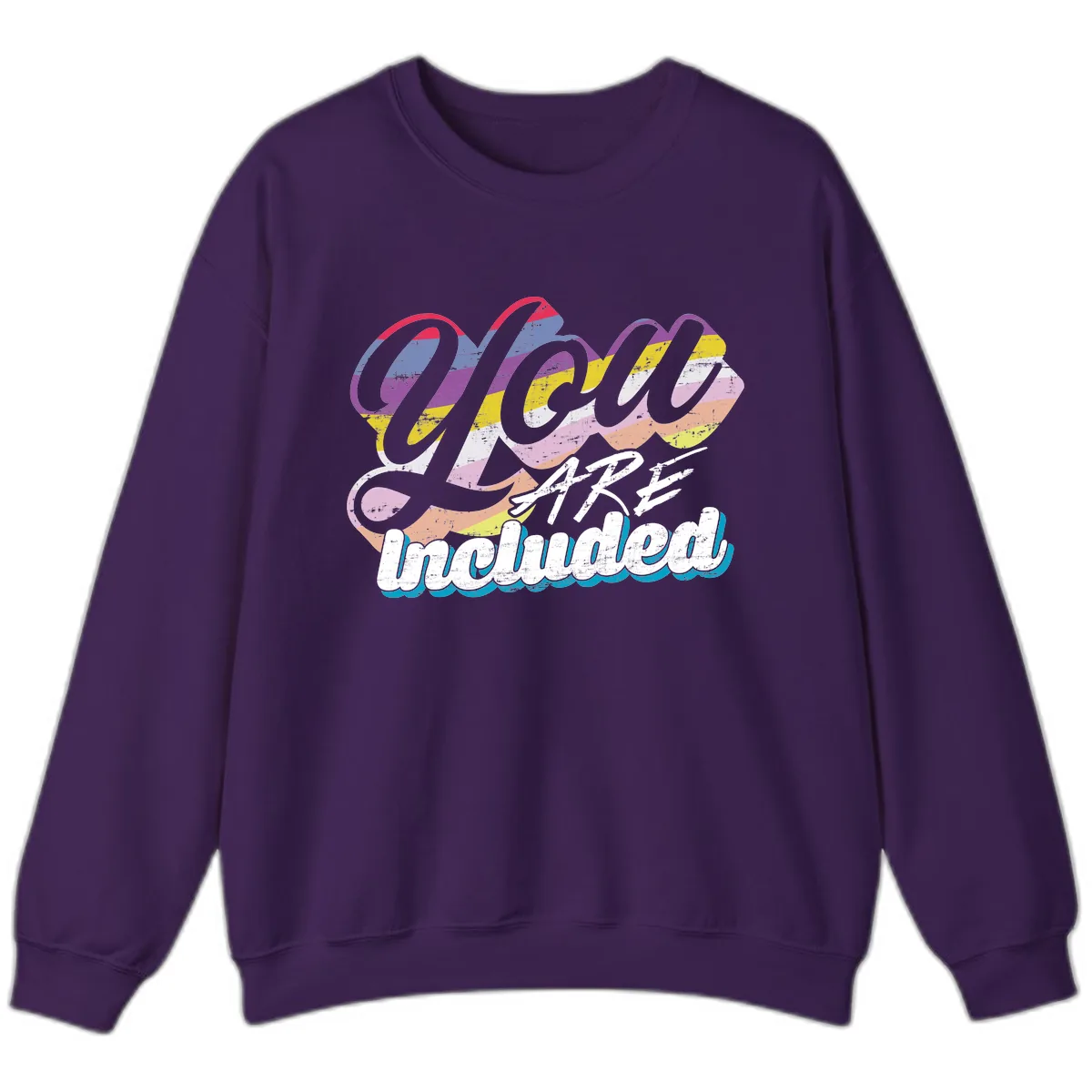One Love Unbreakable Pride Sweatshirt in Purple