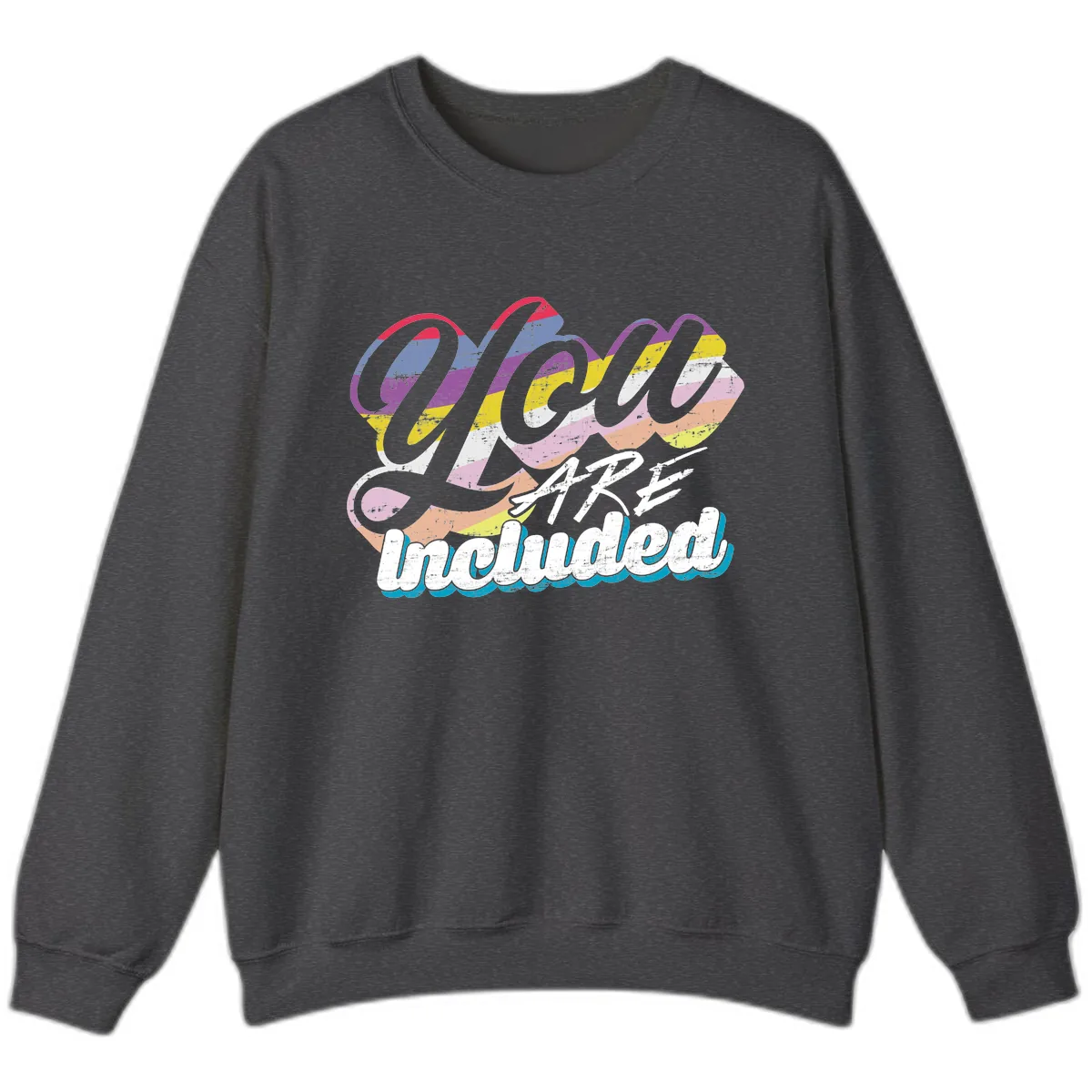 One Love Unbreakable Pride Sweatshirt in Dark Heather