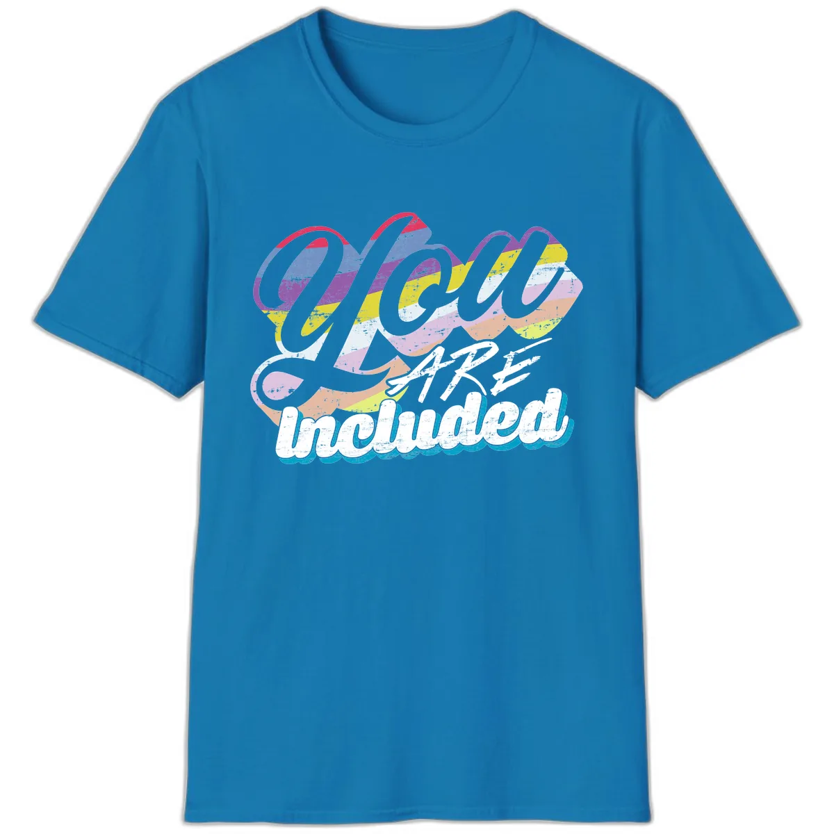 One Love Unbreakable Pride T-Shirt in Sapphire