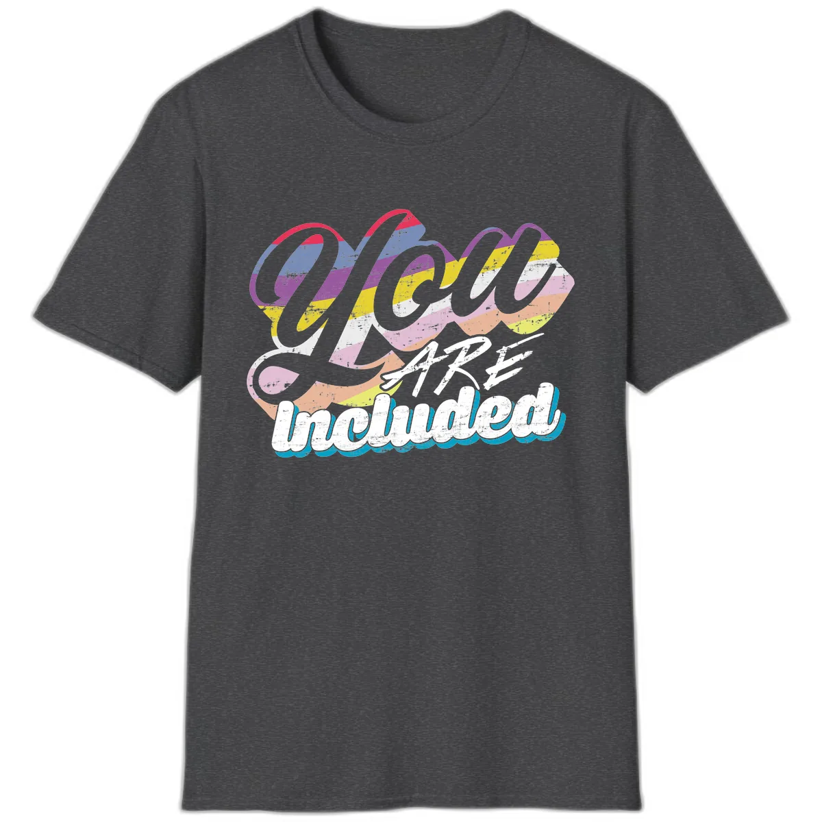One Love Unbreakable Pride T-Shirt in Dark Heather