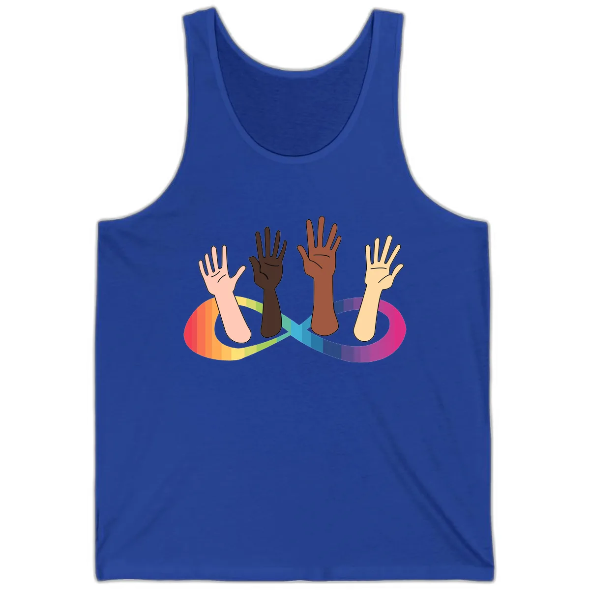 United Hands Pride Tank in True Royal
