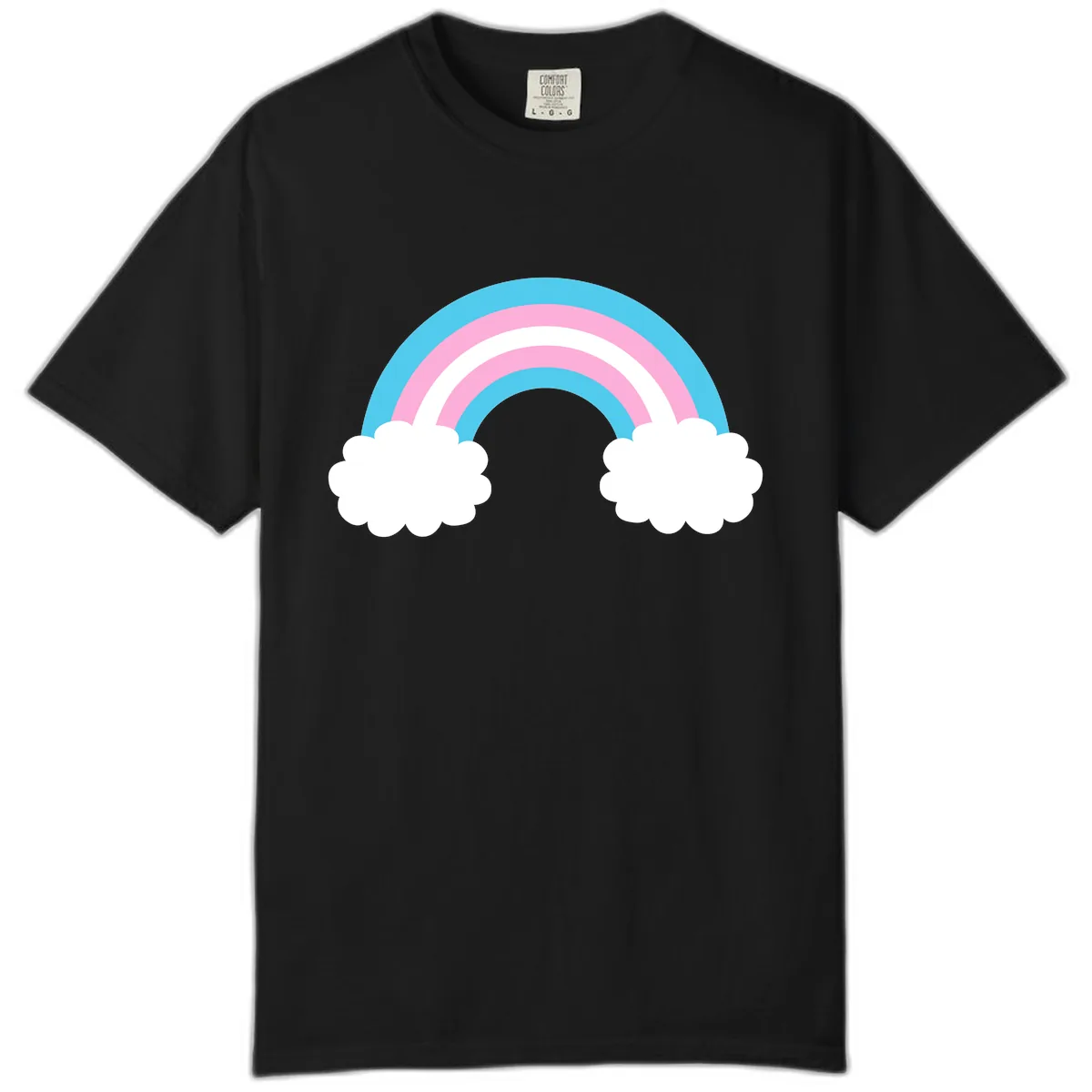 Rainbow Sky Dreams Comfort Color in Black
