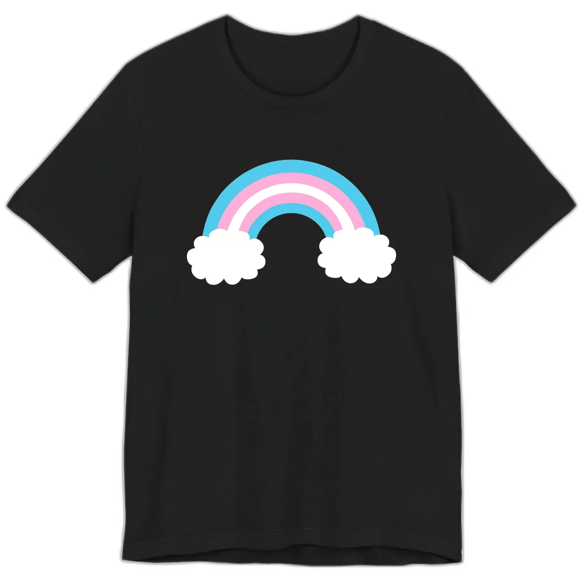 Rainbow Sky Dreams Premium T-Shirt in Black