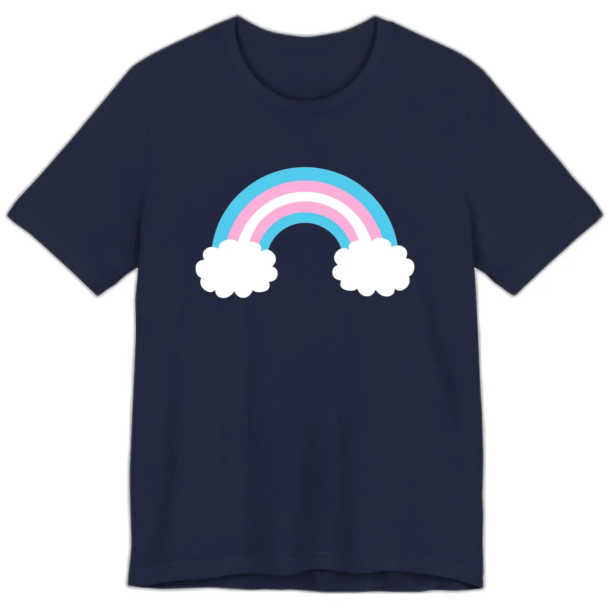 Rainbow Sky Dreams Premium T-Shirt in Navy