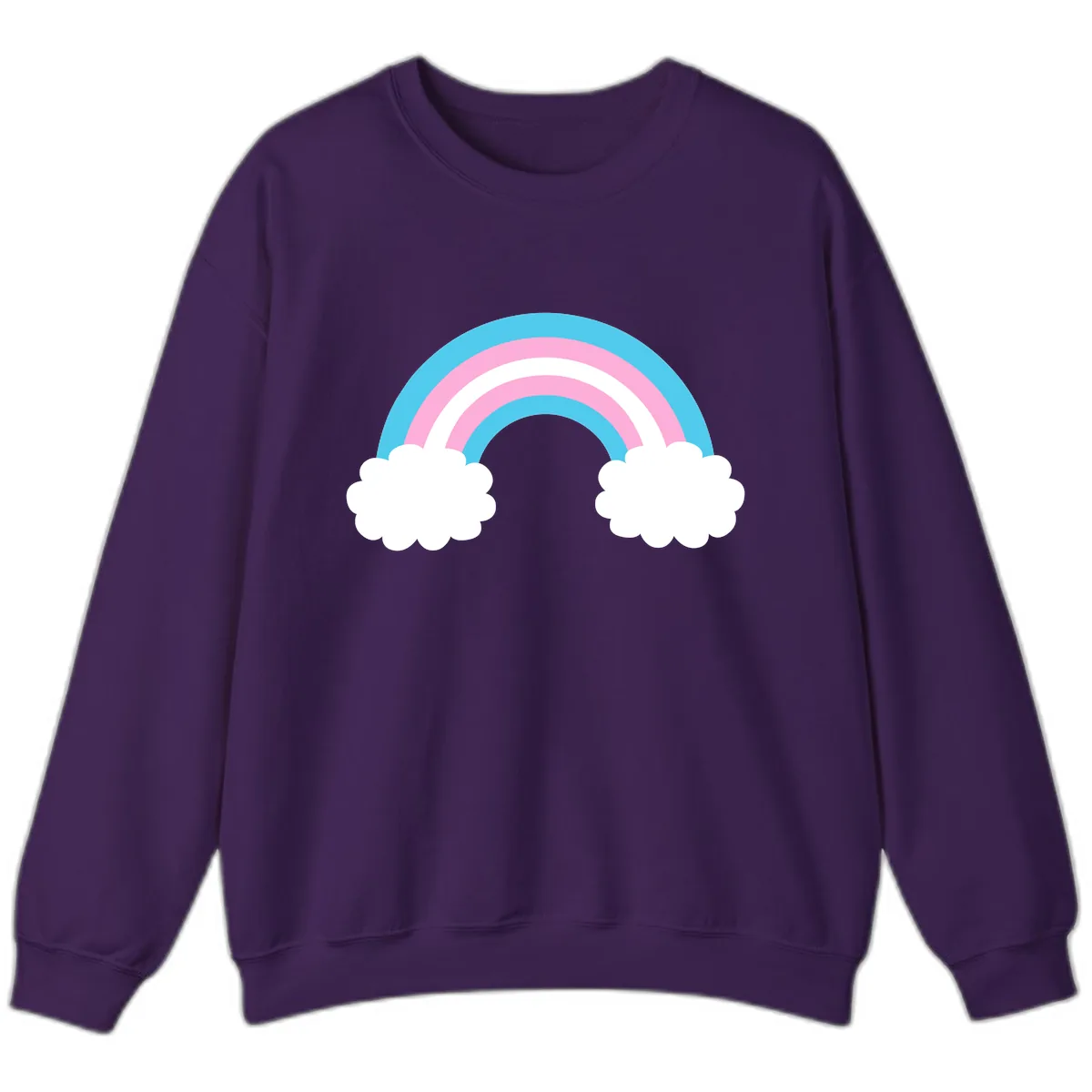Rainbow Sky Dreams Sweatshirt in Purple