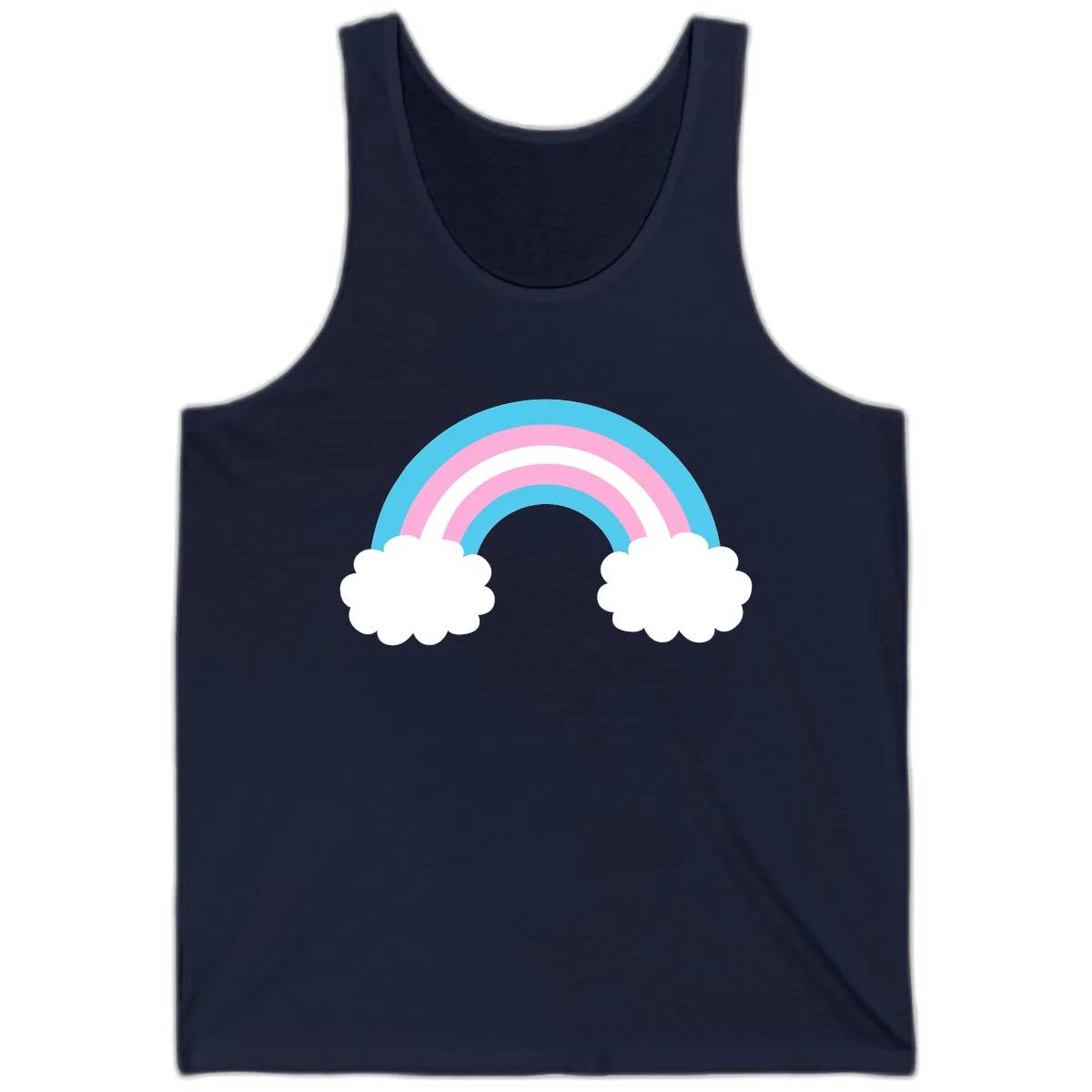 Rainbow Sky Dreams Tank in Navy