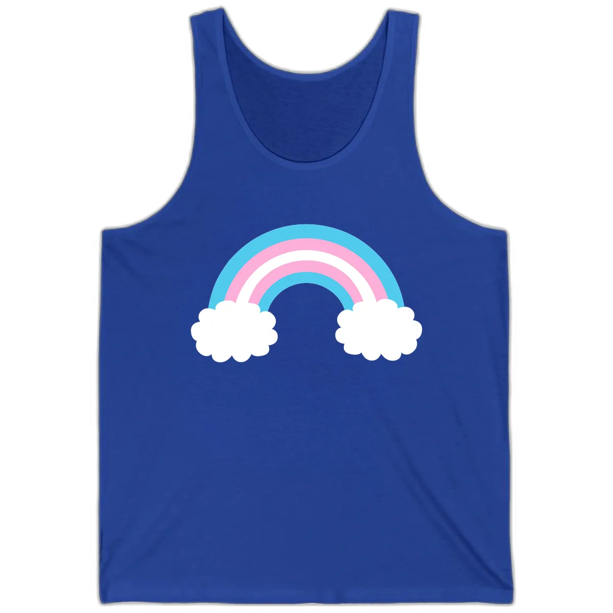 Rainbow Sky Dreams Tank in True Royal