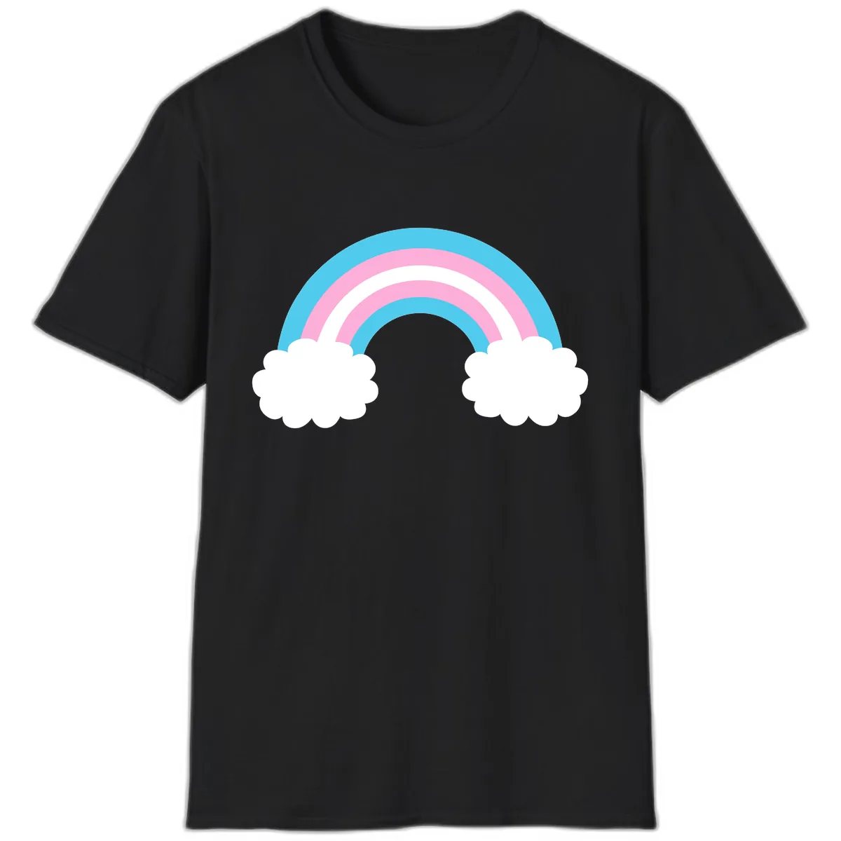 Rainbow Sky Dreams T-Shirt in Black