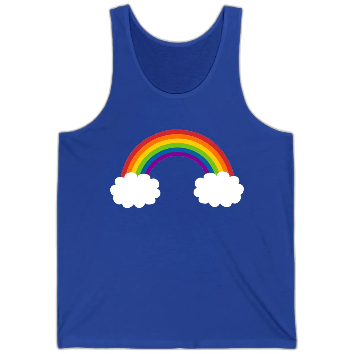 Rainbow Bridge Between Clouds Tank in True Royal