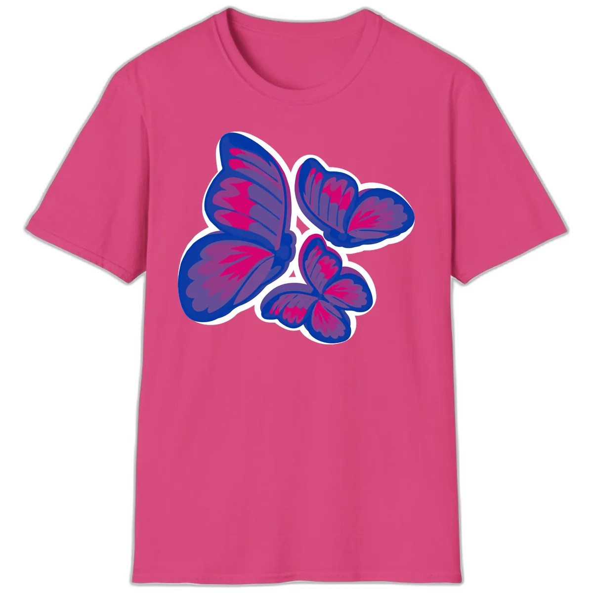 Butterfly Garden Pride T-Shirt in Heliconia