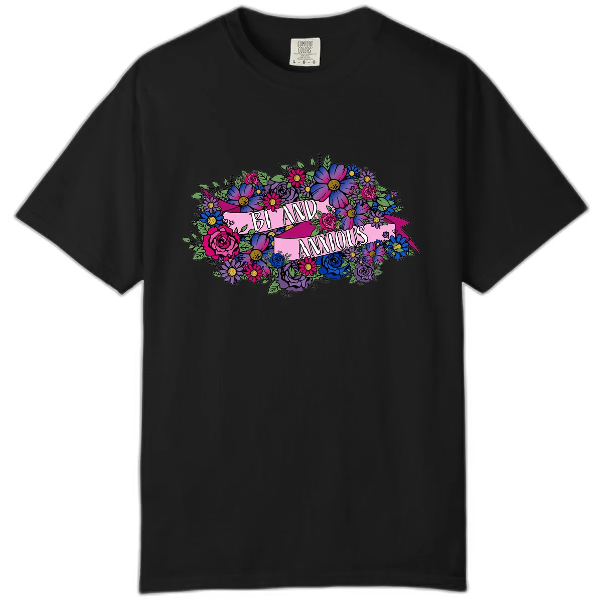 Bi And Anonymous Comfort Color in Black