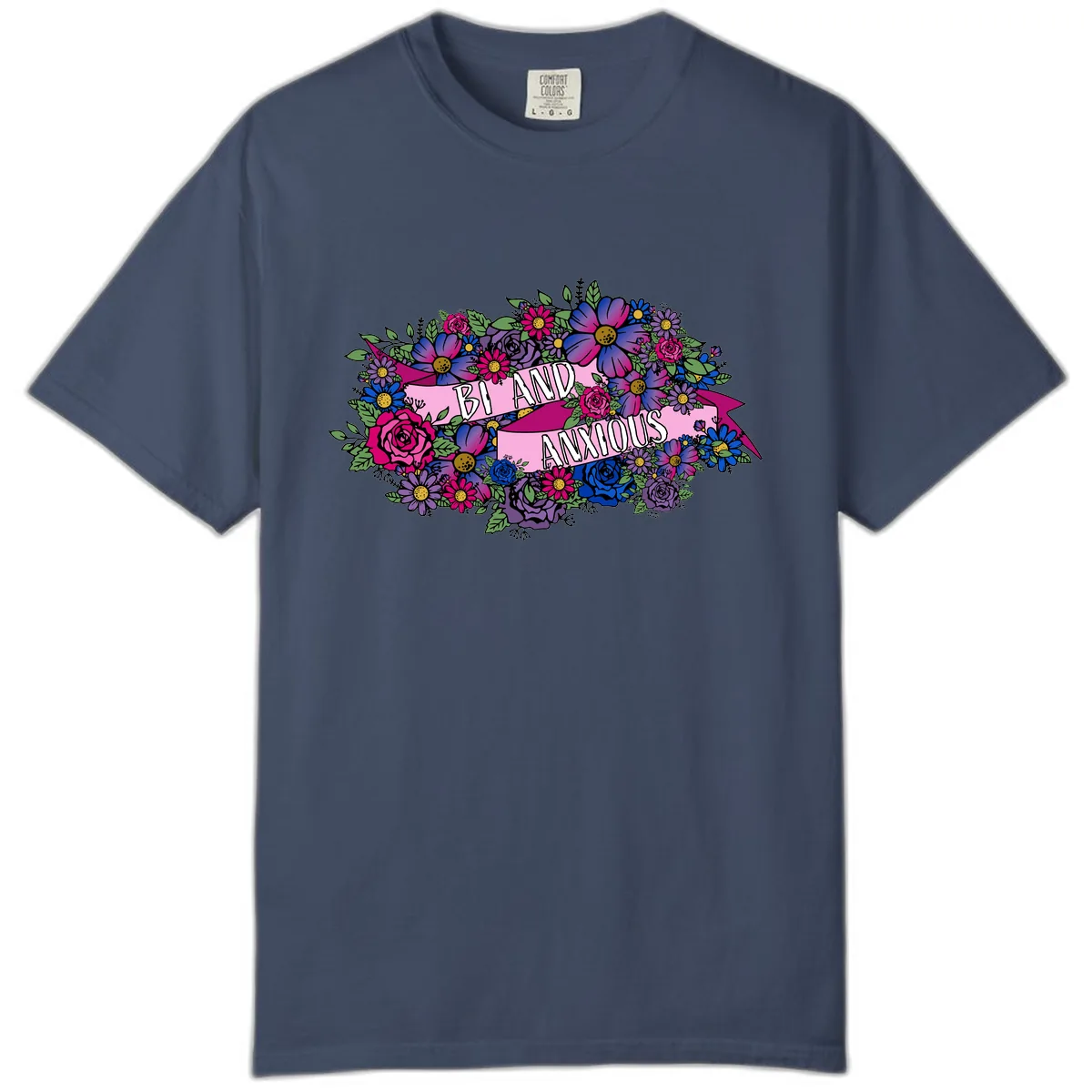 Bi And Anonymous Comfort Color in Midnight