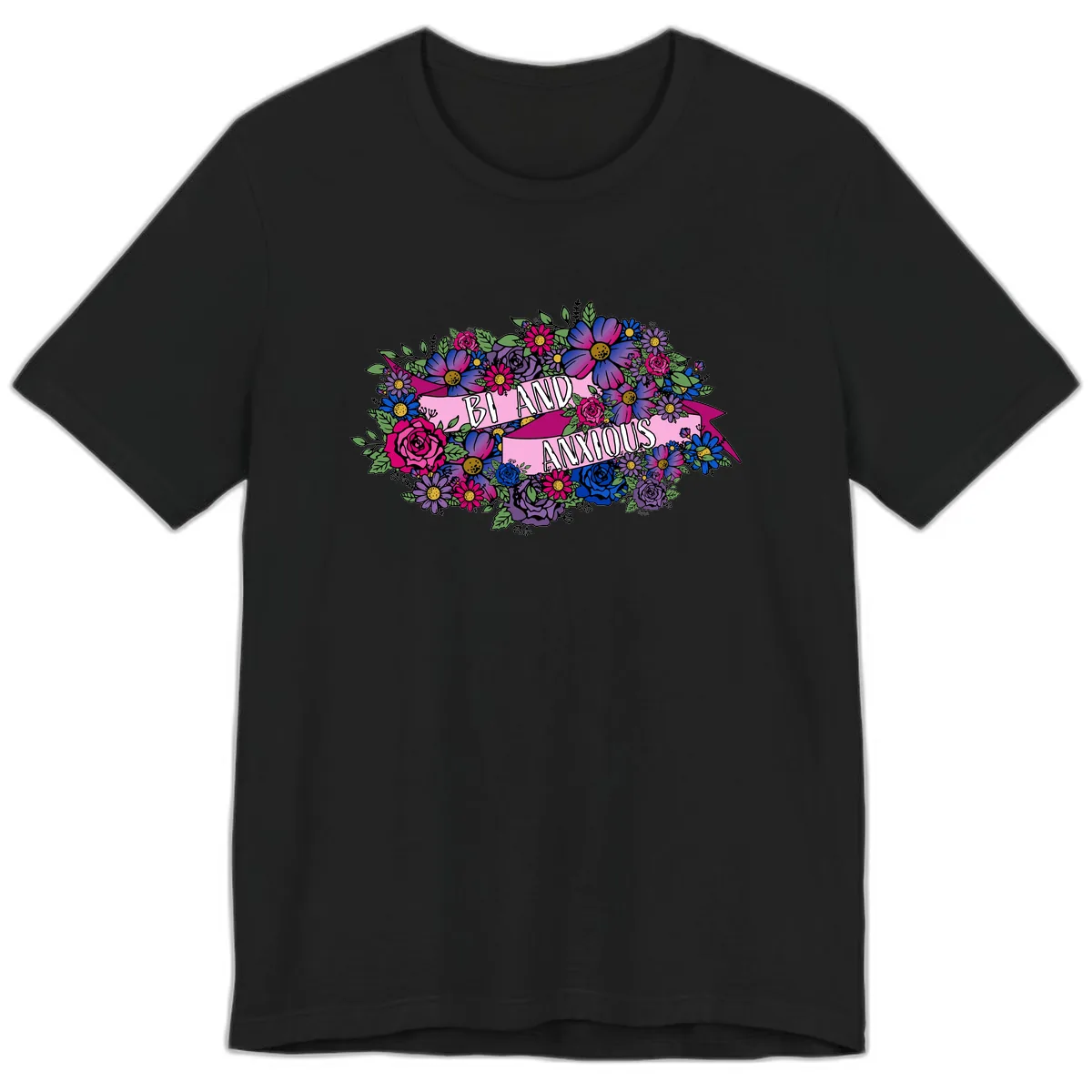 Bi And Anonymous Premium T-Shirt in Black