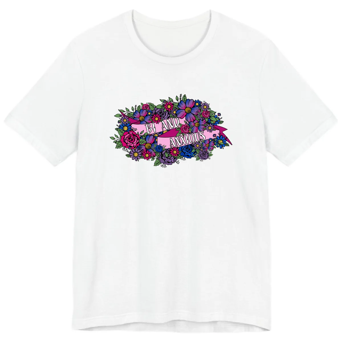 Bi And Anonymous Premium T-Shirt in White