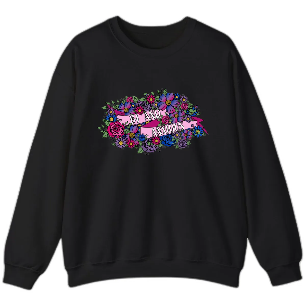 Bi And Anonymous Sweatshirt in Black
