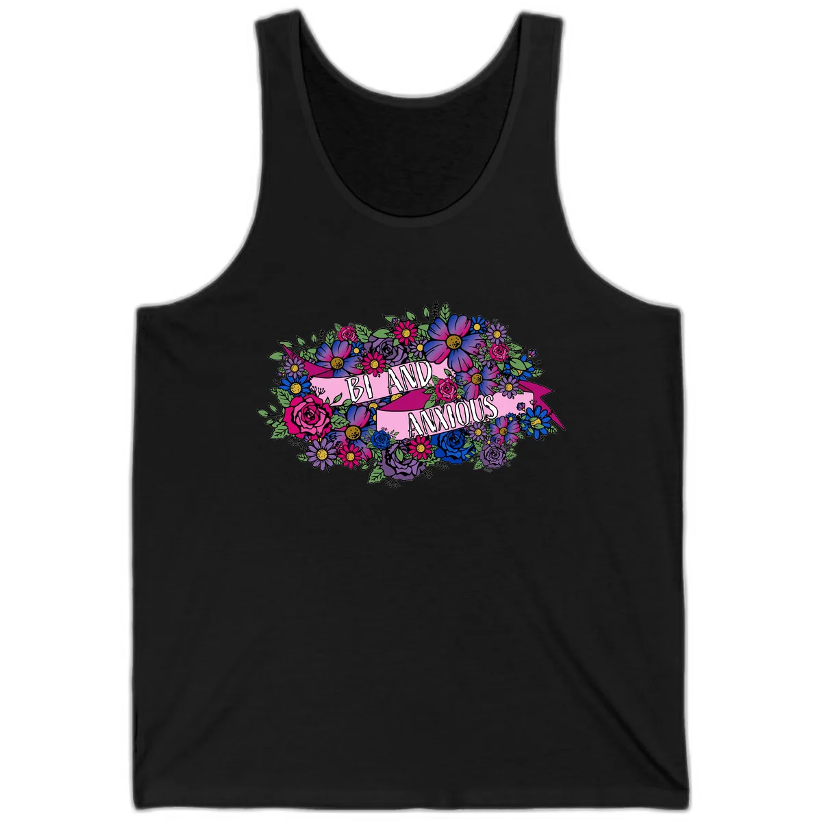 Bi And Anonymous Tank in Black