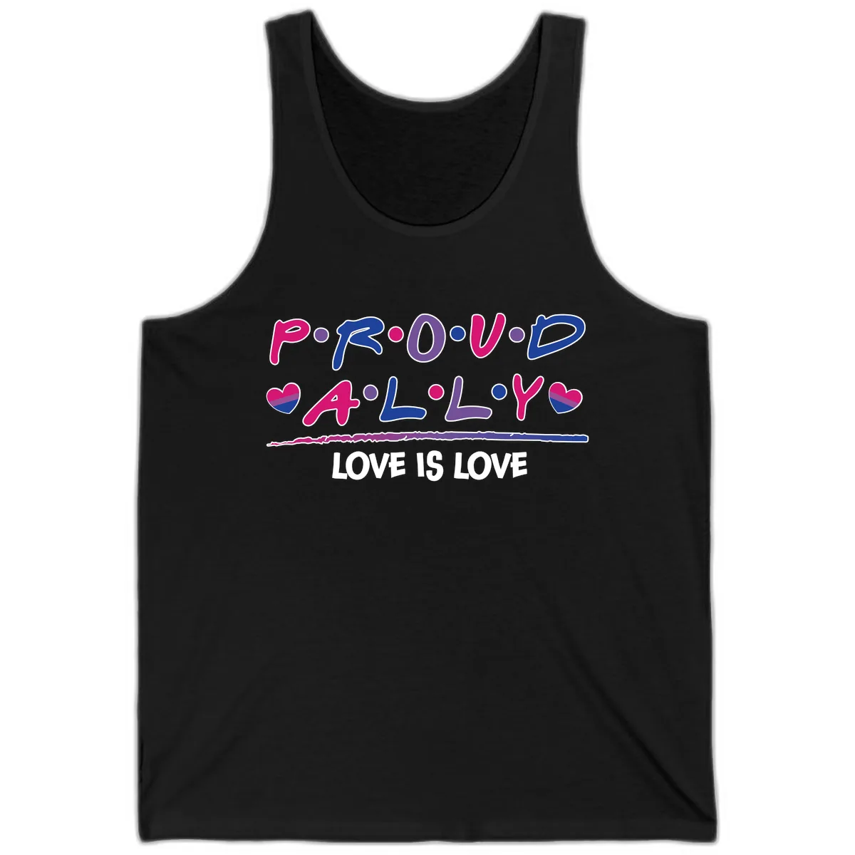 Proud For All Love Is Love Tank in Black