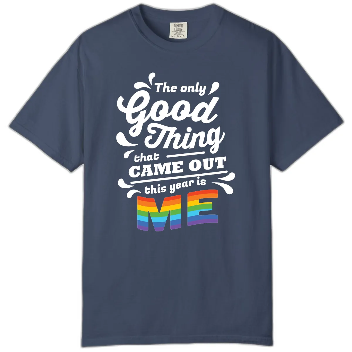 The Only Good Thing Pride Comfort Color in Midnight