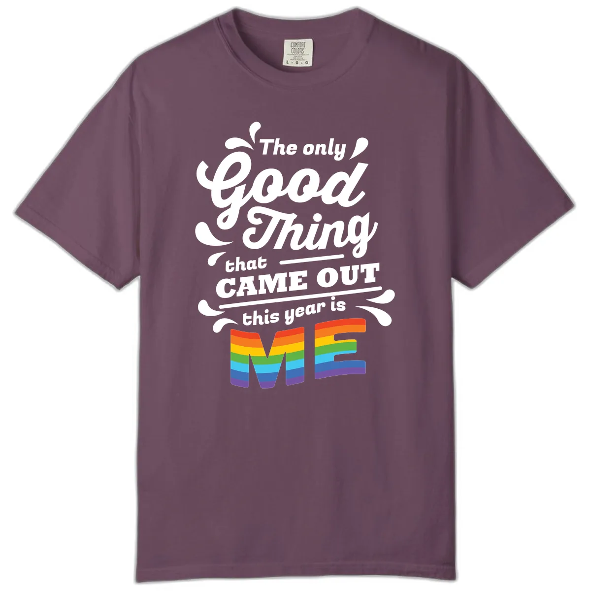 The Only Good Thing Pride Comfort Color in Berry
