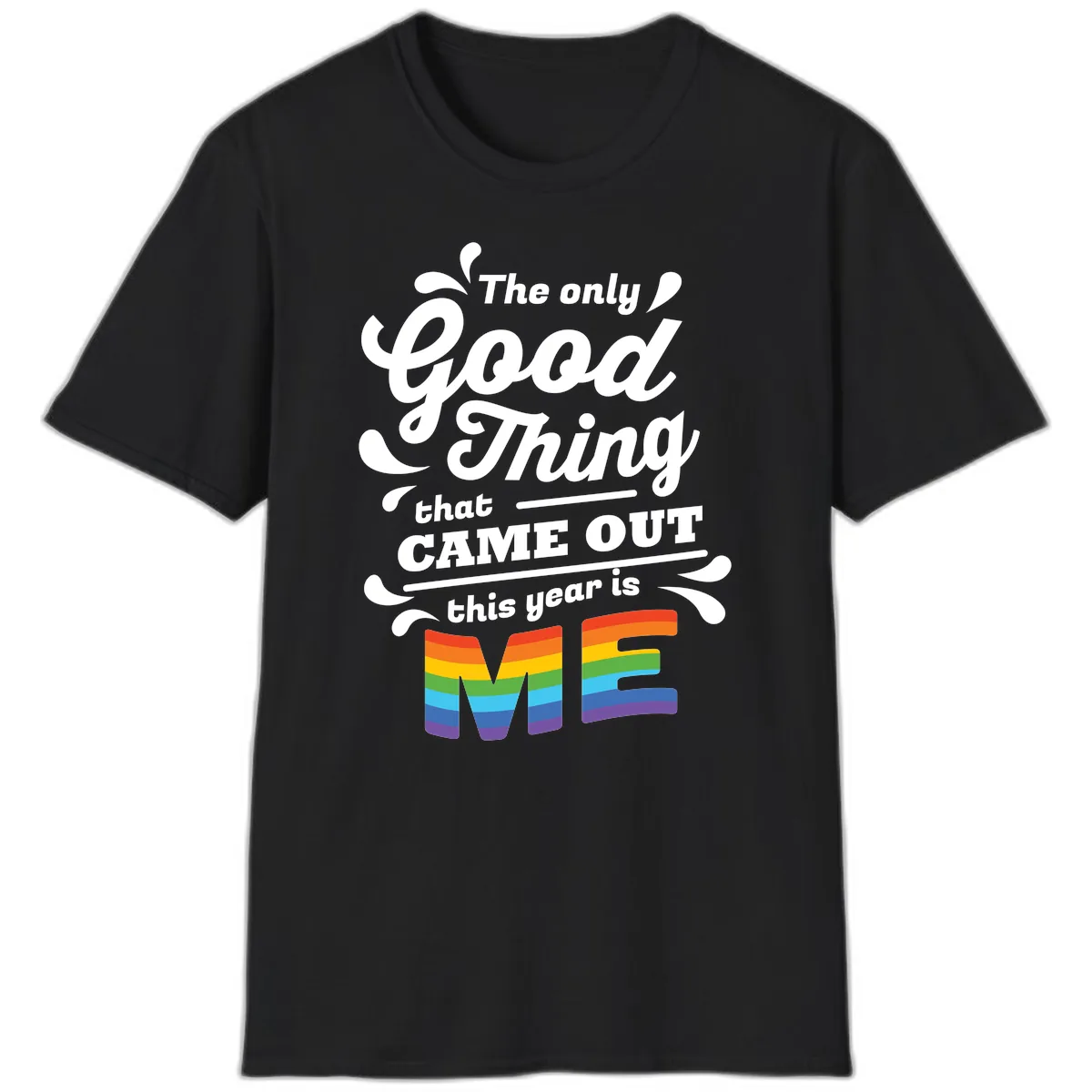 The Only Good Thing Pride T-Shirt in Black