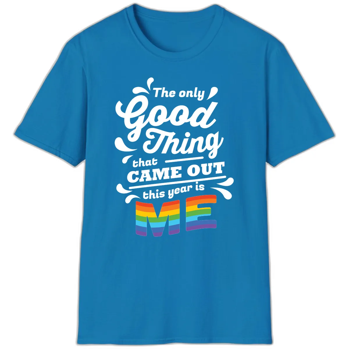 The Only Good Thing Pride T-Shirt in Sapphire