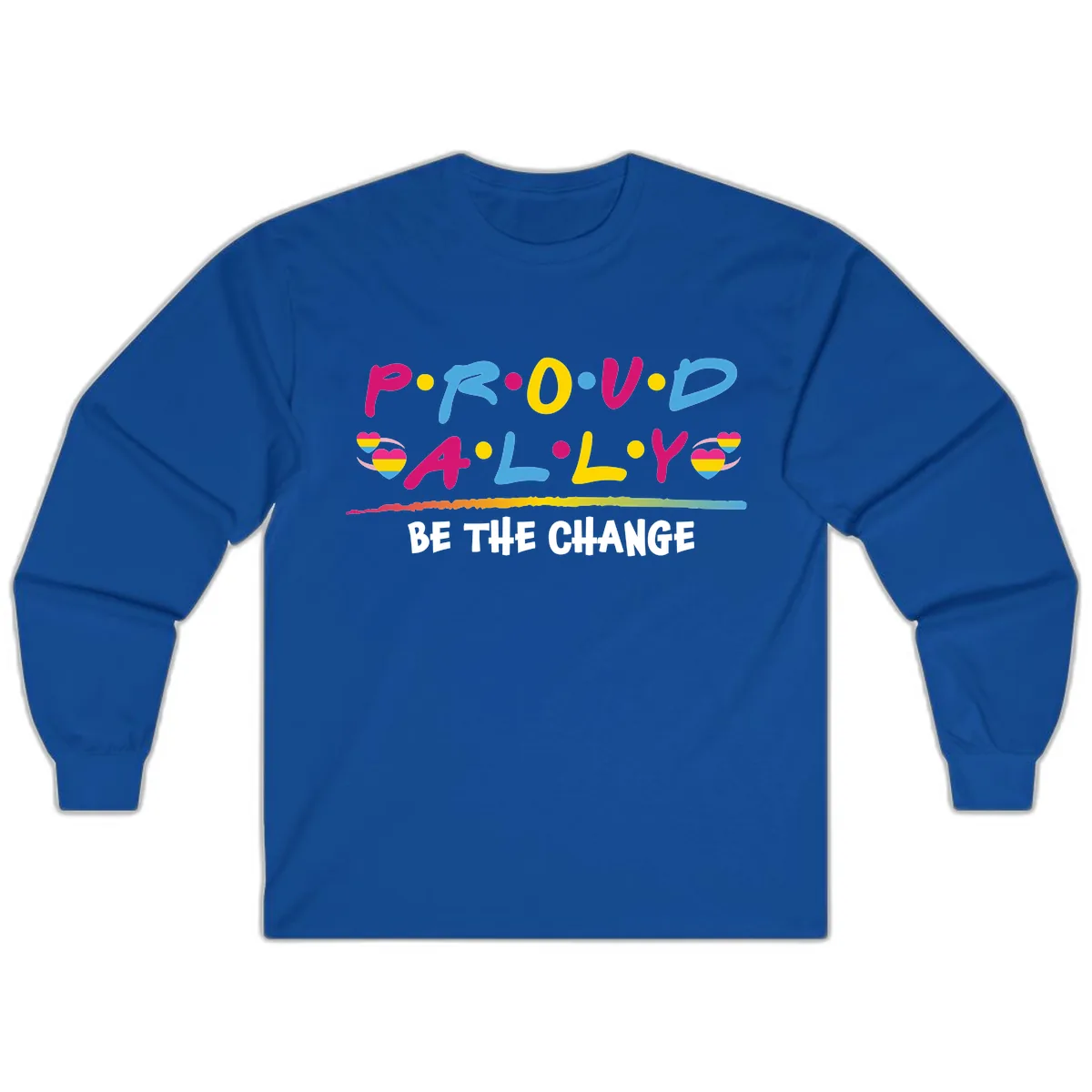 Pride Ally Love Graphic Long Sleeve in Royal