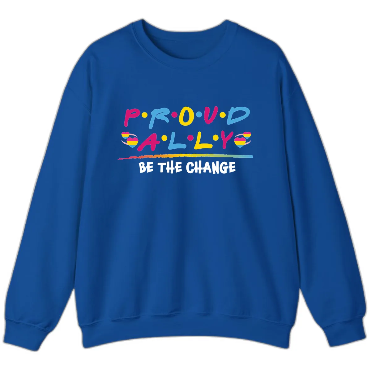 Pride Ally Love Graphic Sweatshirt in Royal