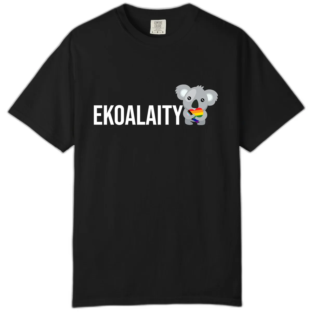 Equality Koala Pride Comfort Color in Black