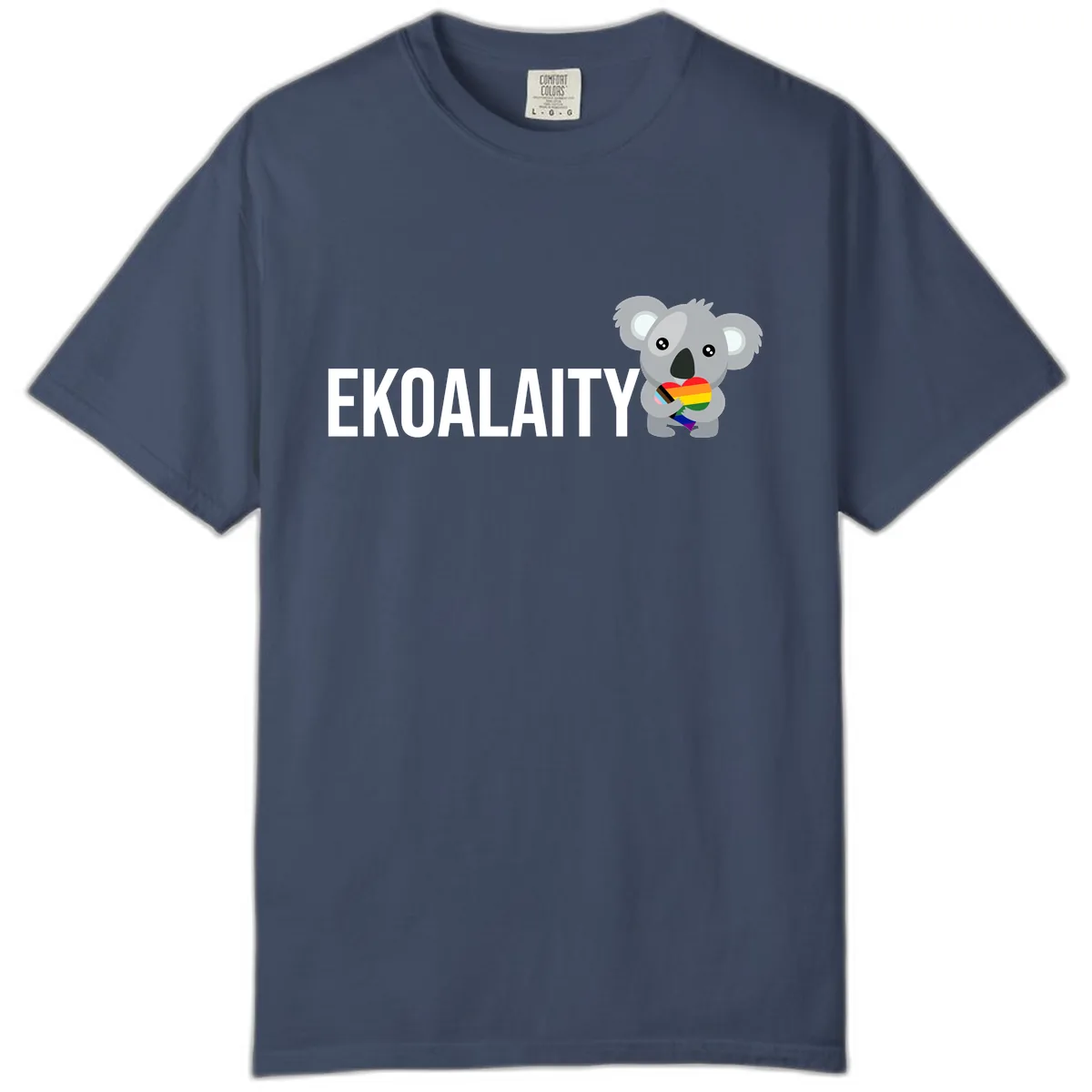 Equality Koala Pride Comfort Color in Midnight