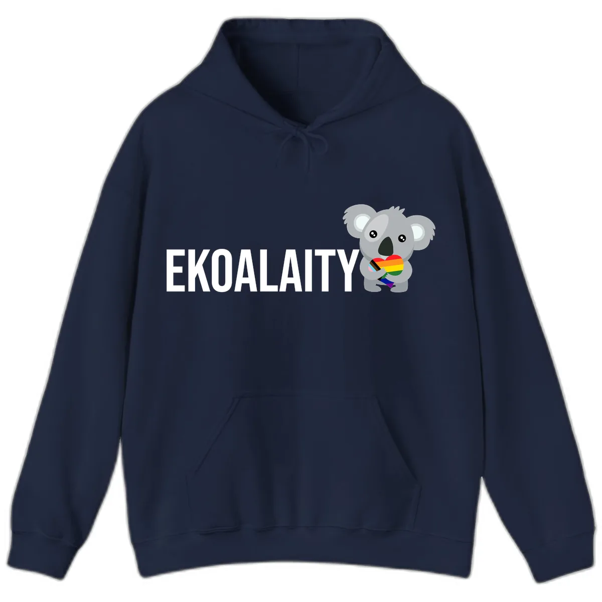 Equality Koala Pride Hoodie in Navy