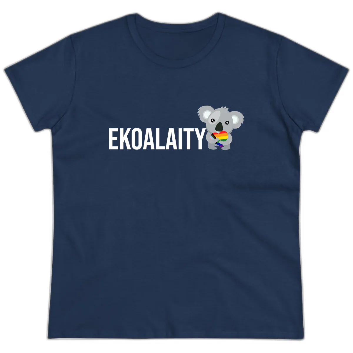 Equality Koala Pride Ladies Tee in Navy