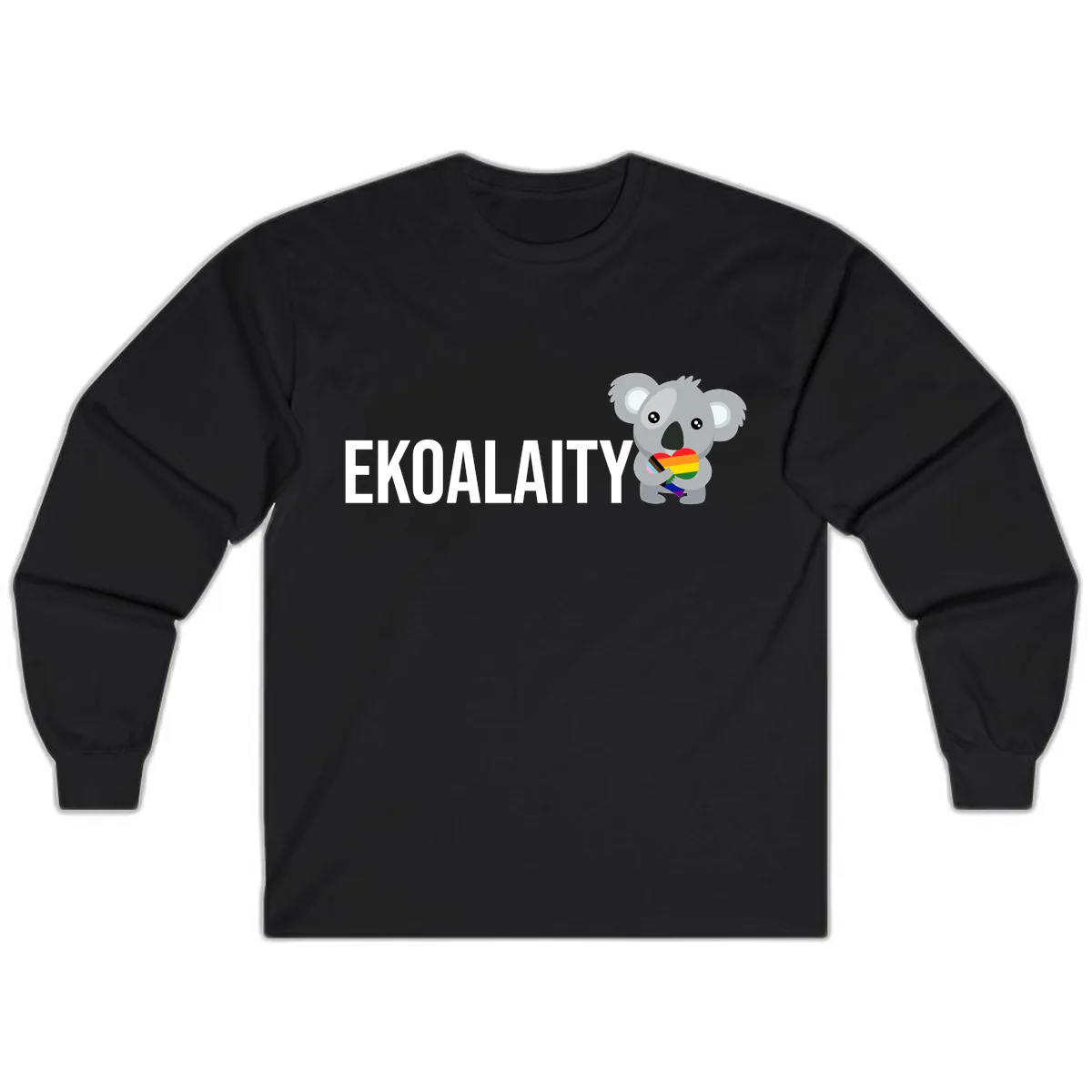 Equality Koala Pride Long Sleeve in Black