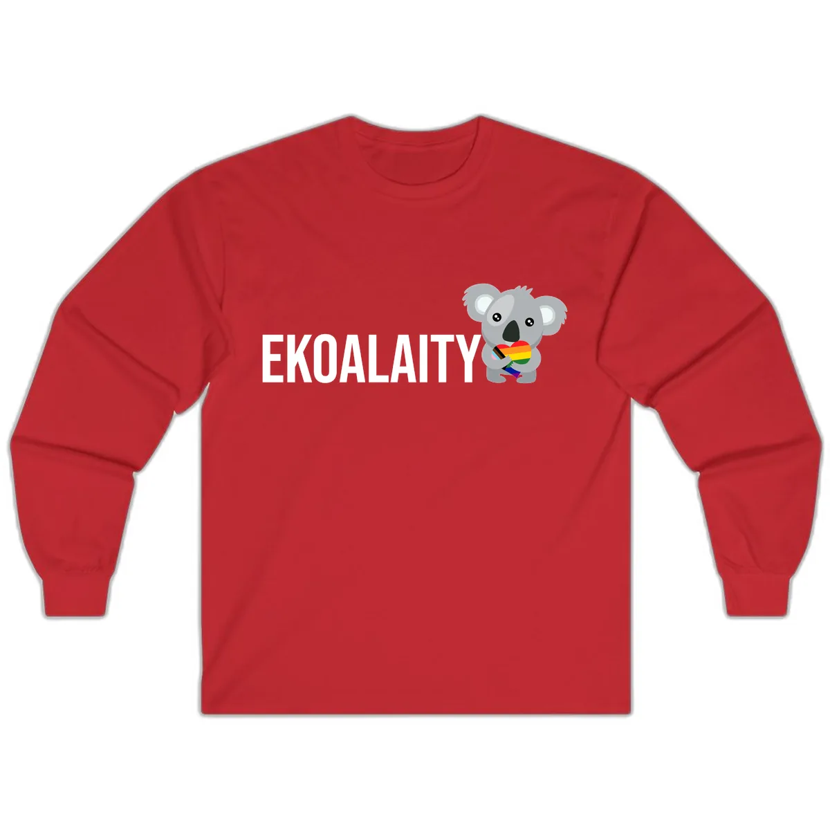 Equality Koala Pride Long Sleeve in Red