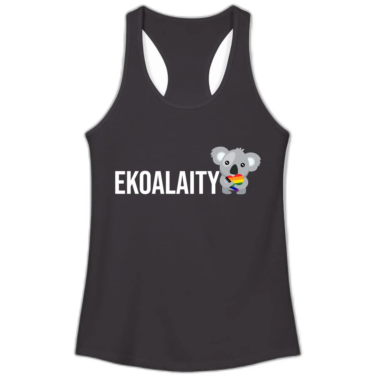 Equality Koala Pride Ladies Tank in Black
