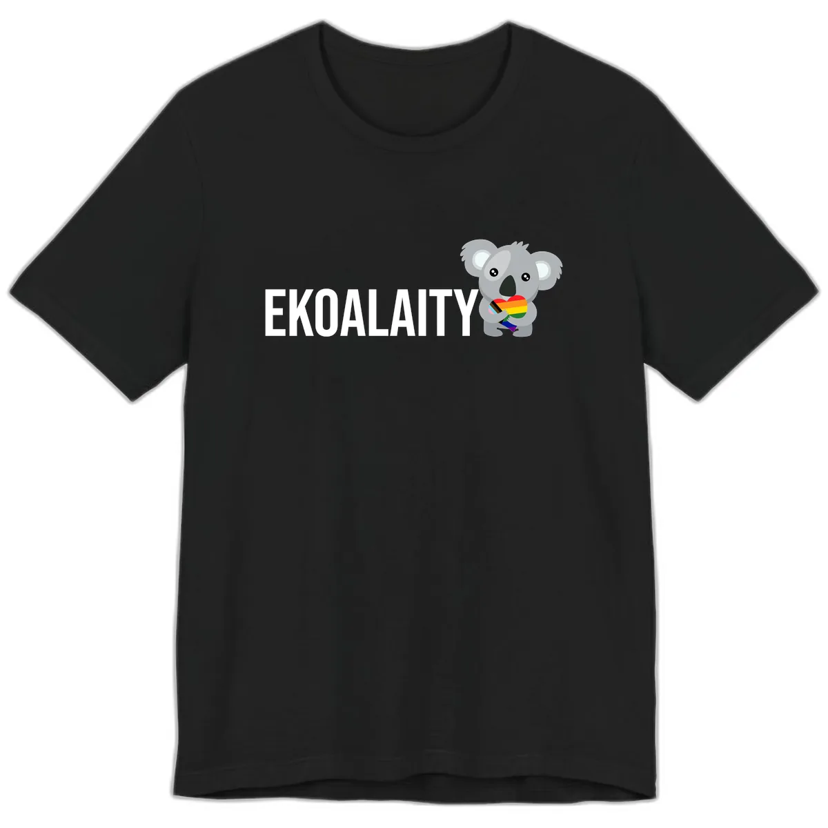Equality Koala Pride Premium T-Shirt in Black