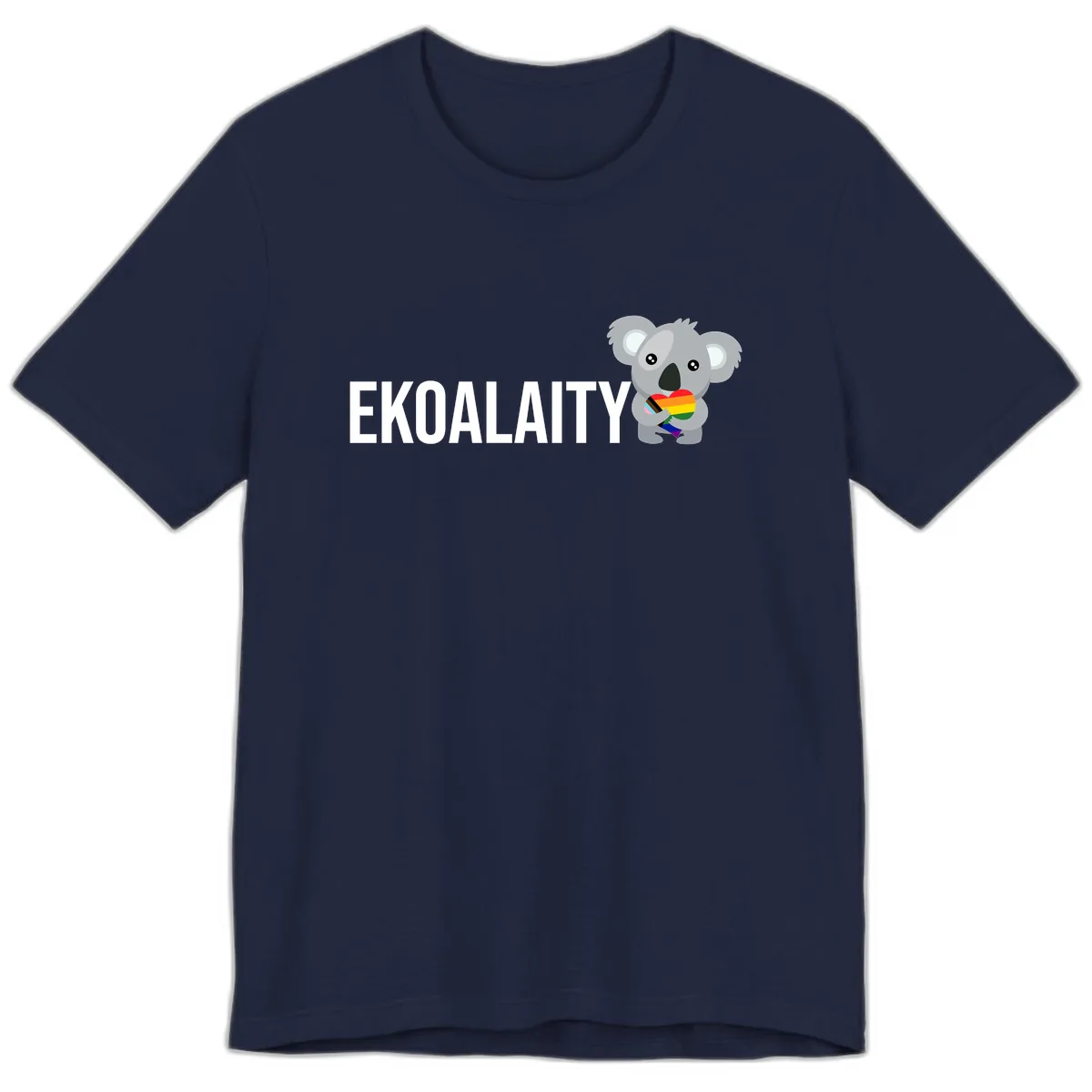 Equality Koala Pride Premium T-Shirt in Navy