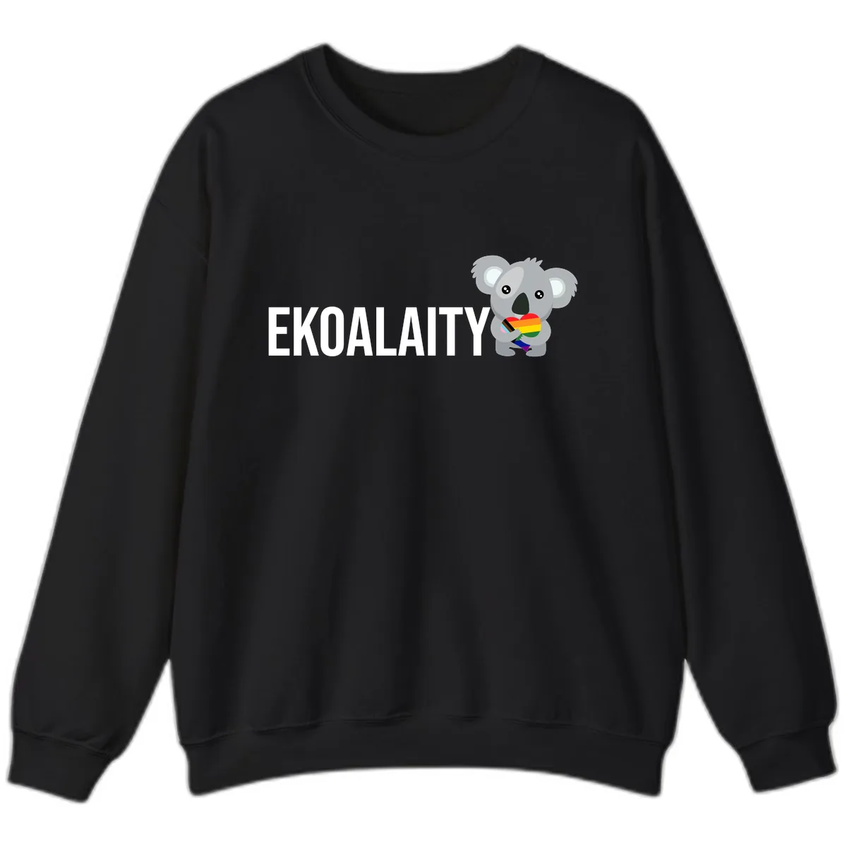Equality Koala Pride Sweatshirt in Black