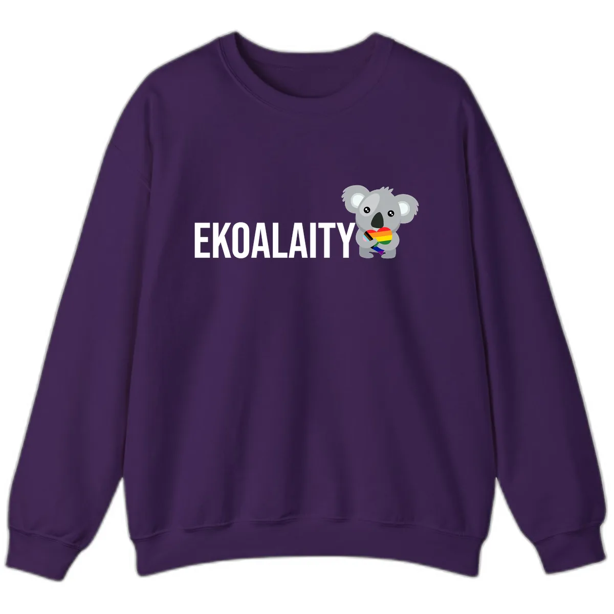 Equality Koala Pride Sweatshirt in Purple