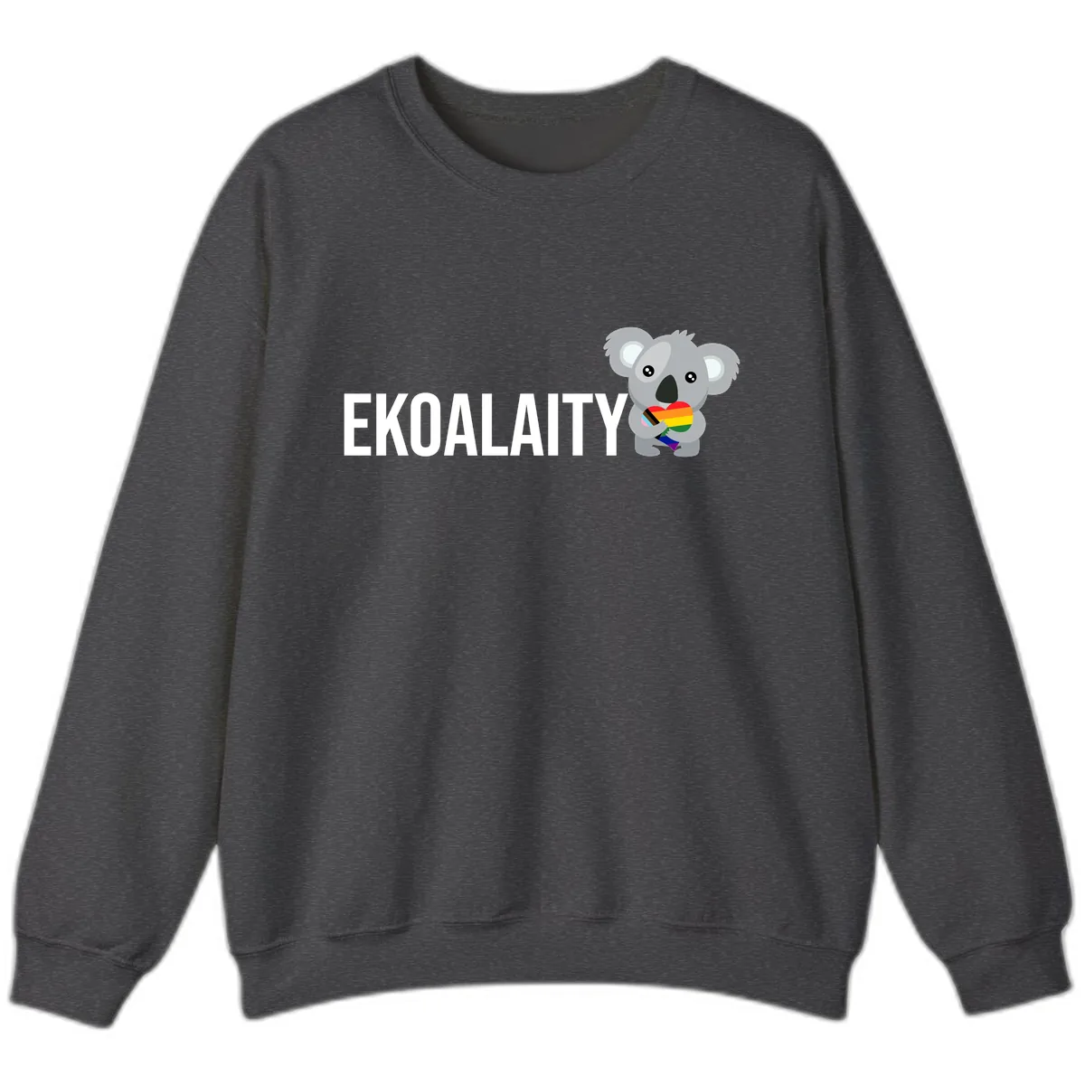 Equality Koala Pride Sweatshirt in Dark Heather