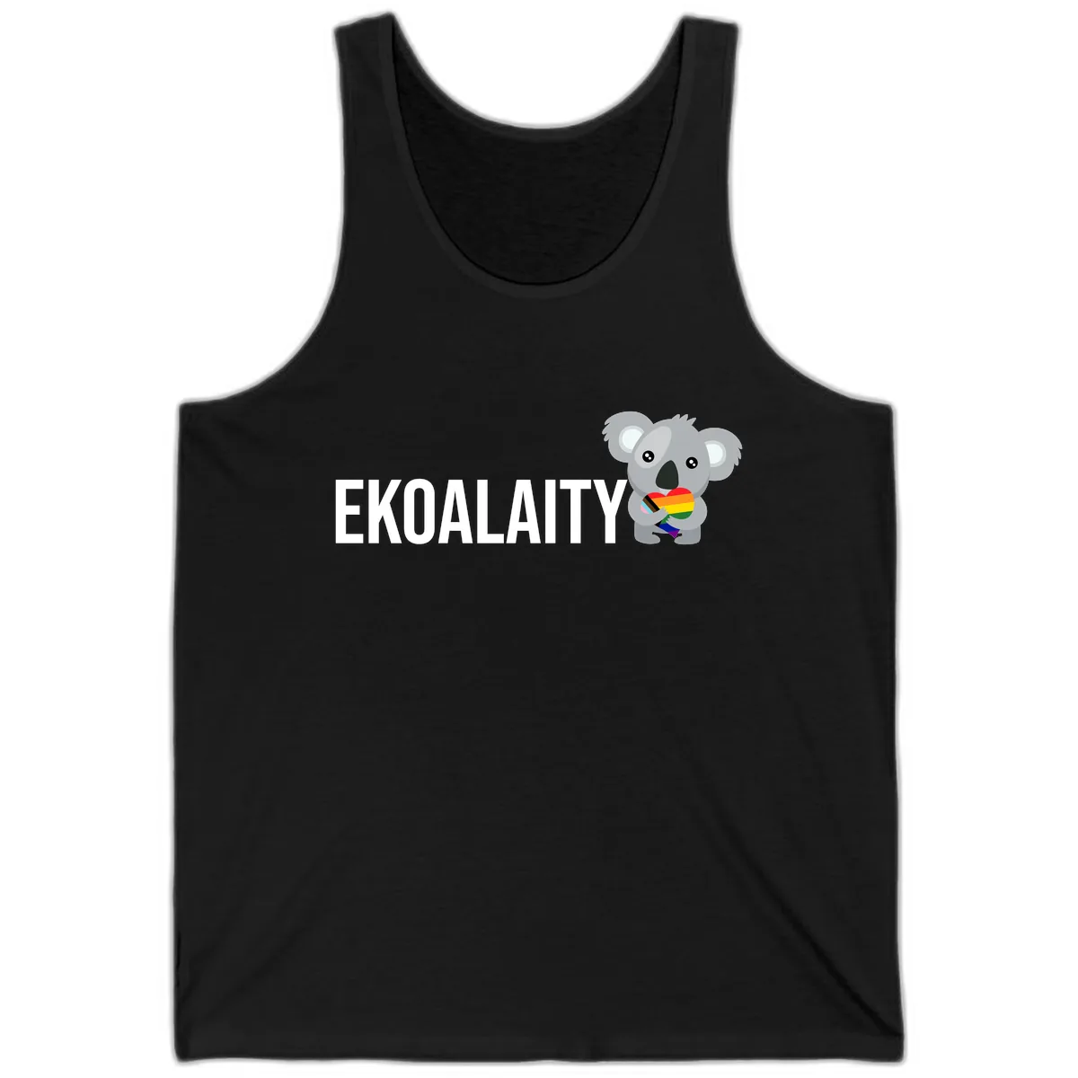 Equality Koala Pride Tank in Black