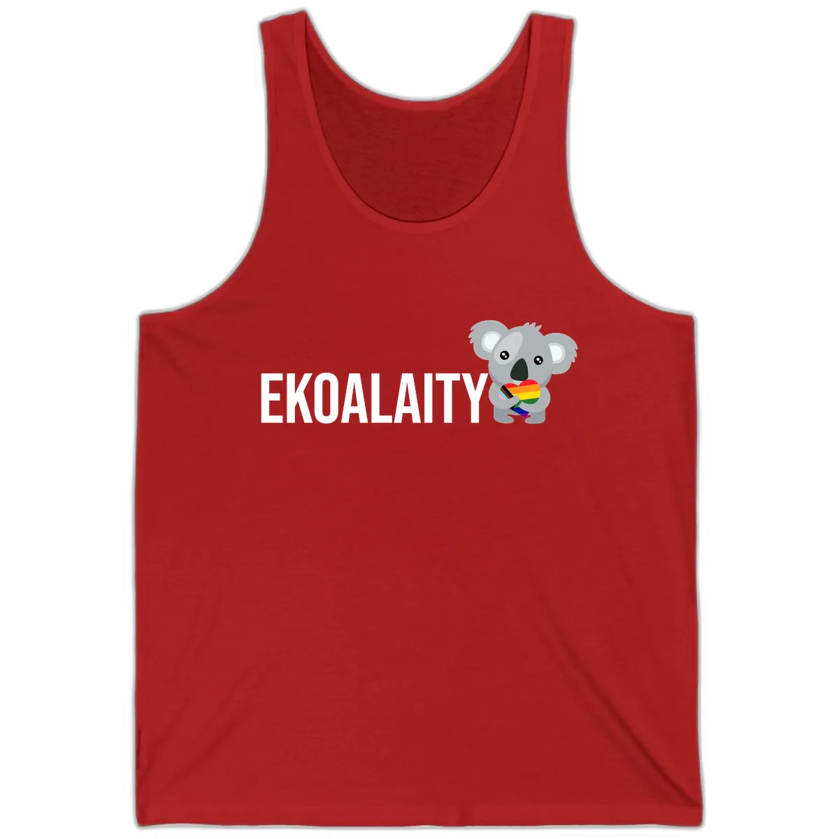 Equality Koala Pride Tank in Red