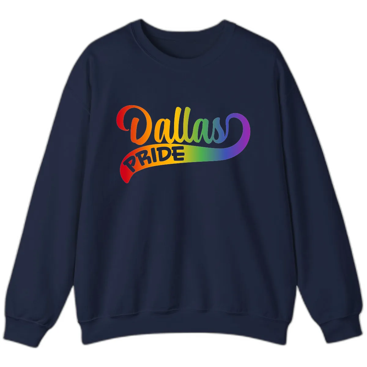 Equality Rainbow Pride Design Sweatshirt in Navy