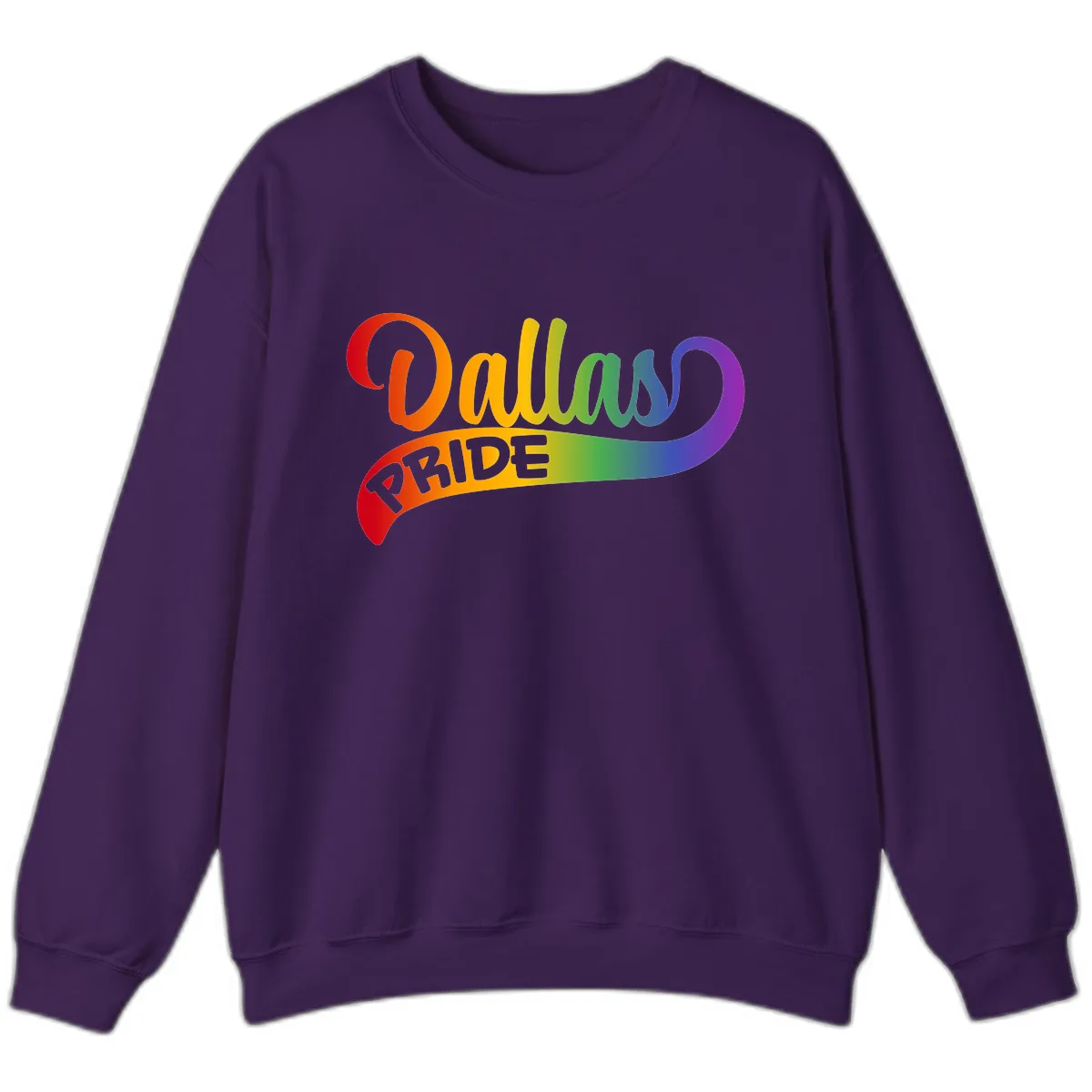 Equality Rainbow Pride Design Sweatshirt in Purple