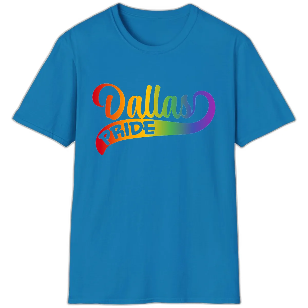 Equality Rainbow Pride Design T-Shirt in Sapphire