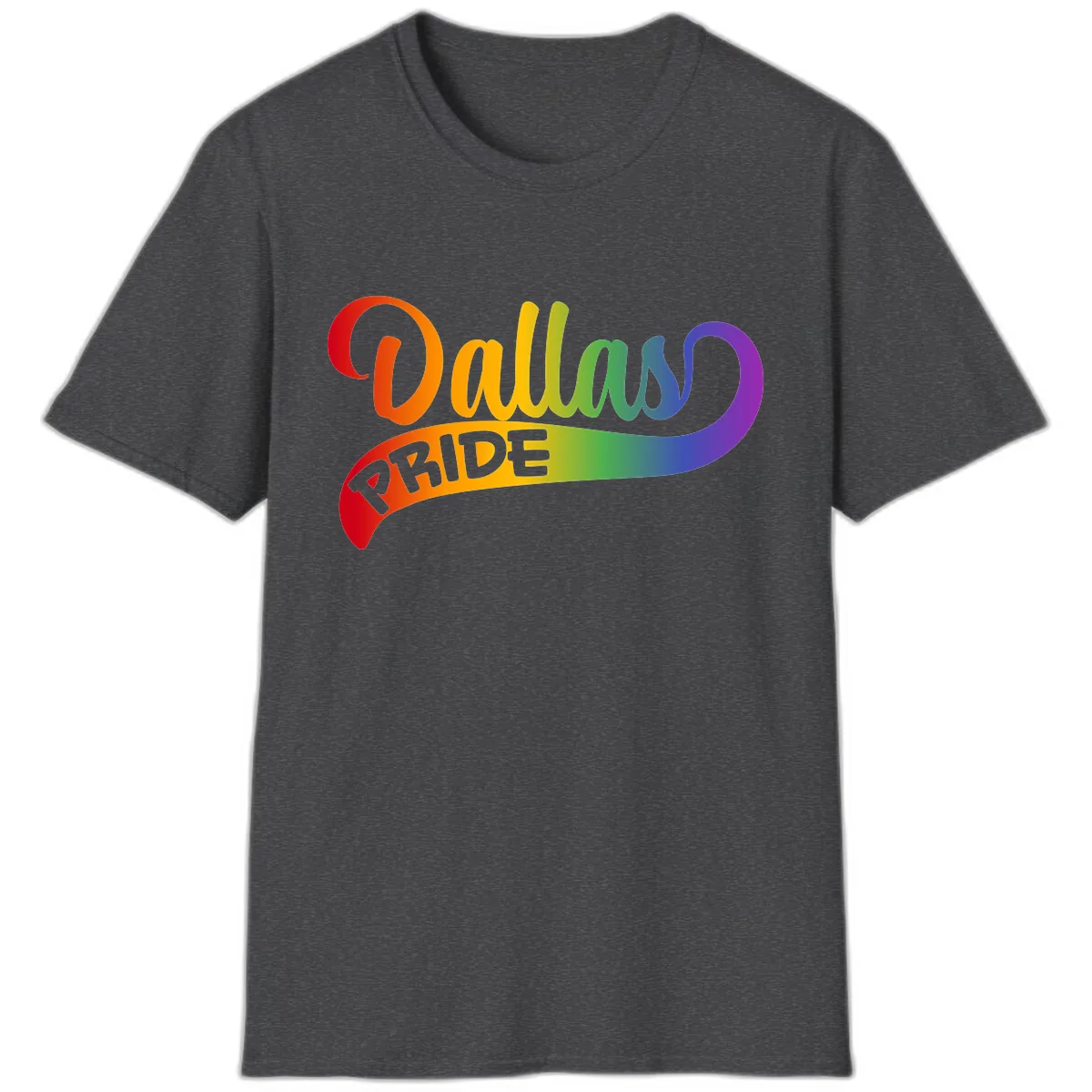 Equality Rainbow Pride Design T-Shirt in Dark Heather