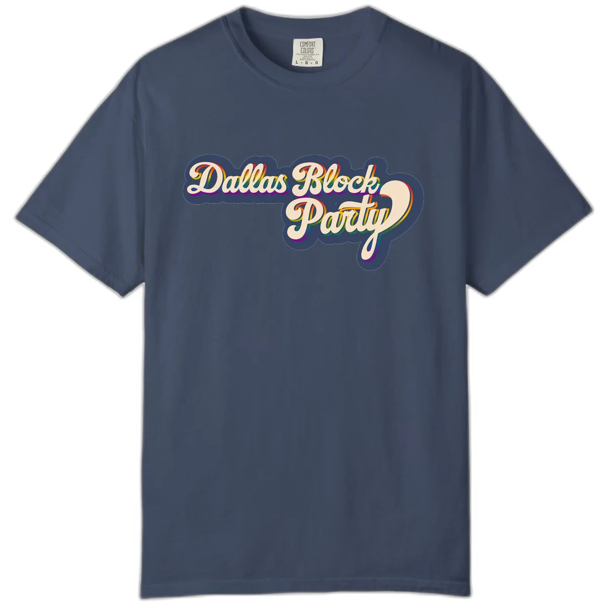 Dallas Block Party Comfort Color in Midnight