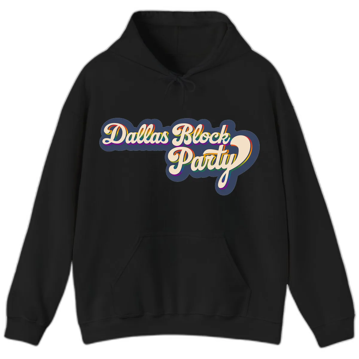 Dallas Block Party Hoodie in Black