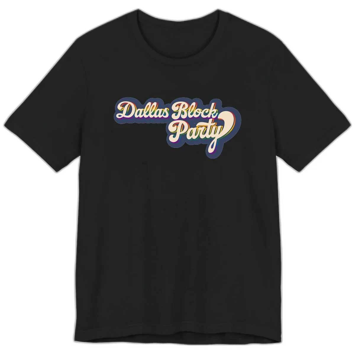 Dallas Block Party Premium T-Shirt in Black