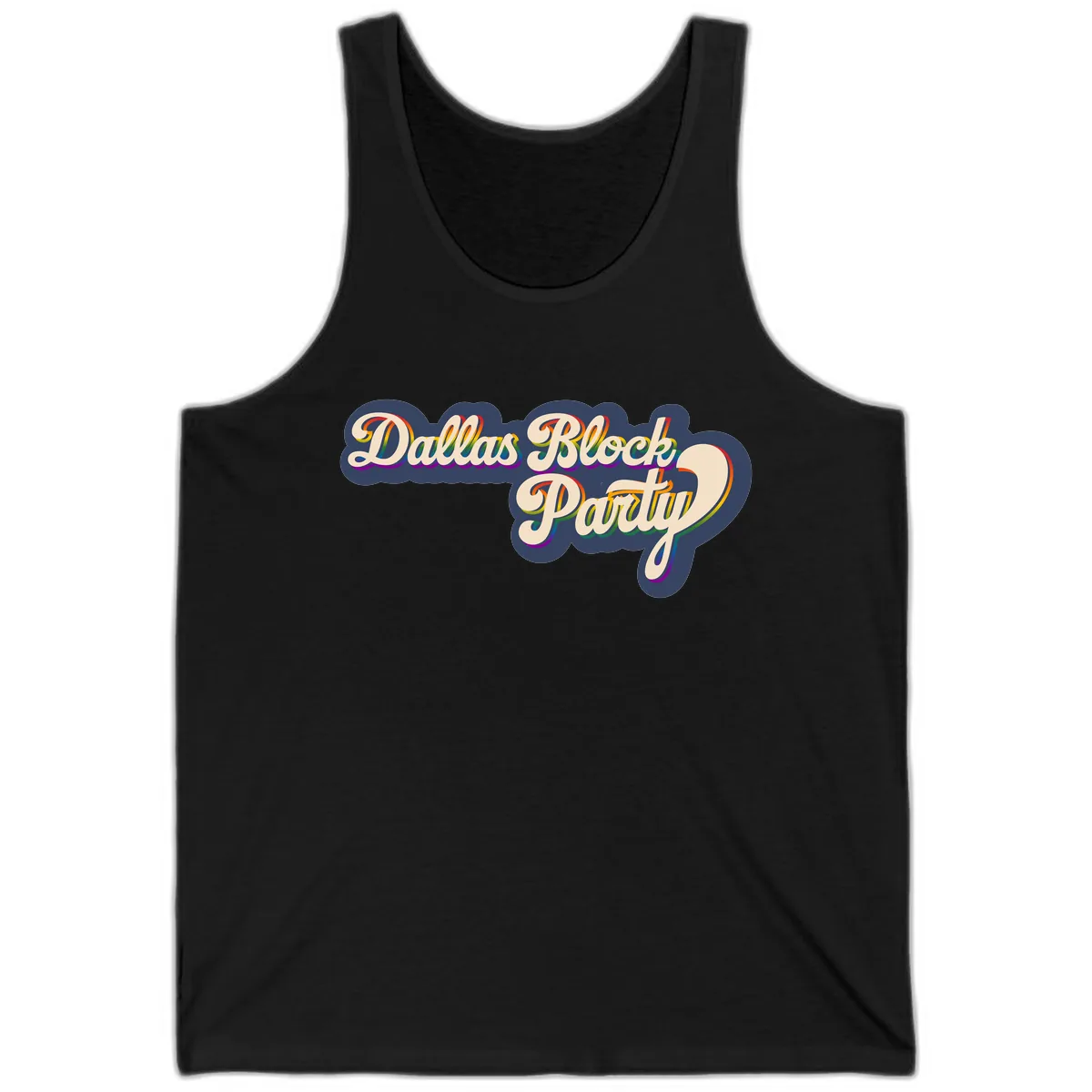 Dallas Block Party Tank in Black