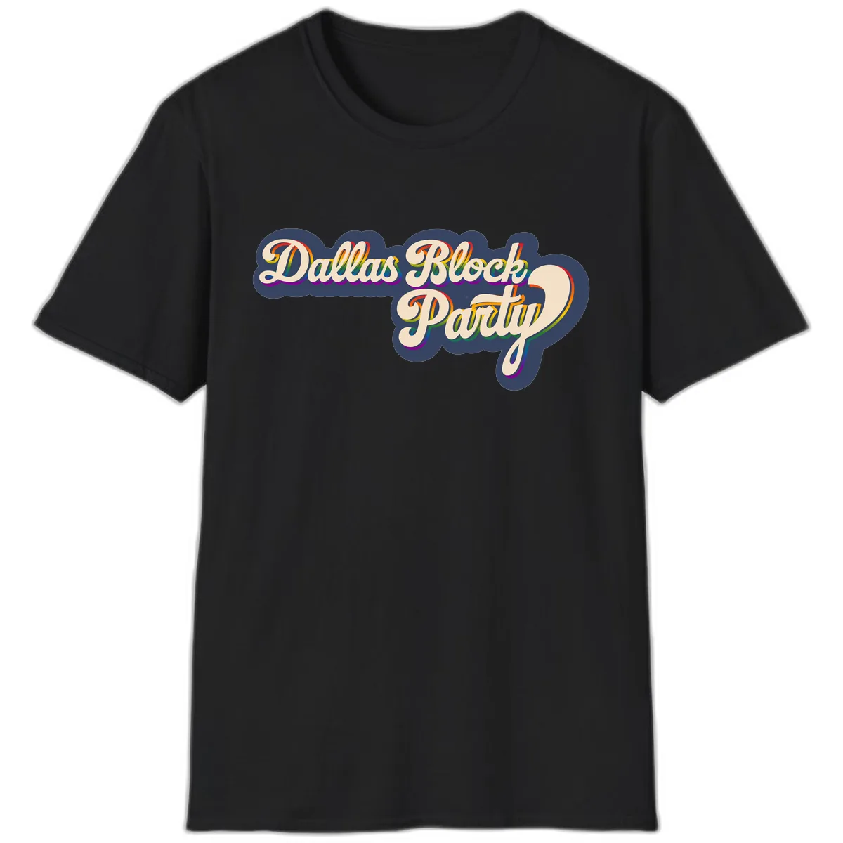 Dallas Block Party T-Shirt in Black